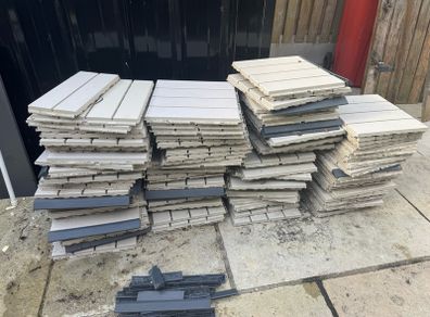 IKEA RUNNEN Outdoor Decking Tiles Beige