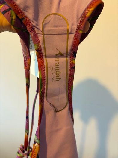 Verandah Swimwear Set  Birds of Paradise Lilac Size L (NEW WITH TAGS)