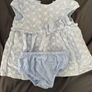 Mini light blue baby dress Image 3