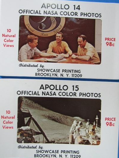 1971 Apollo 14 & 15 Official NASA Colour Photos (X20)