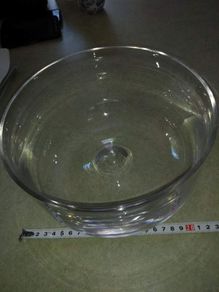 Vintage  Cut Crystal heavy clear Bowl