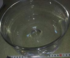 Vintage  Cut Crystal heavy clear Bowl