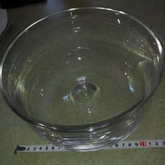 Vintage  Cut Crystal heavy clear Bowl