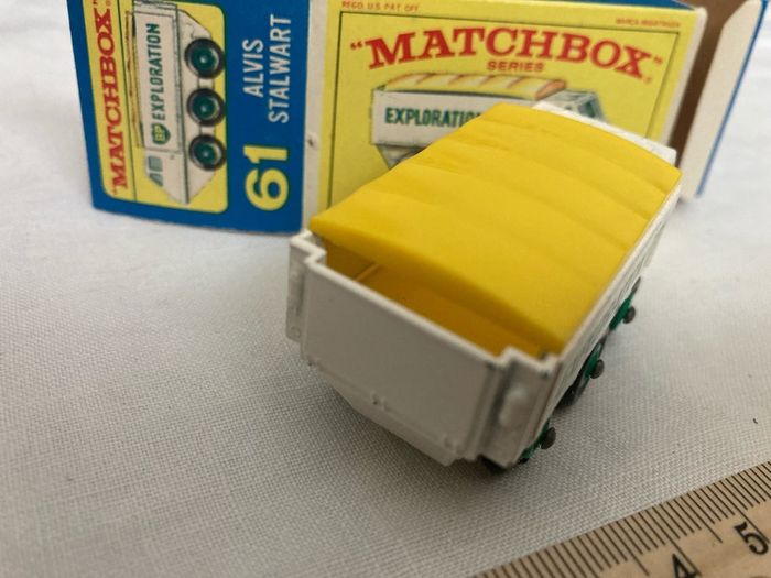 Matchbox 61. Alvis Stalwart BP exploration truck. Mint in box. 1966.