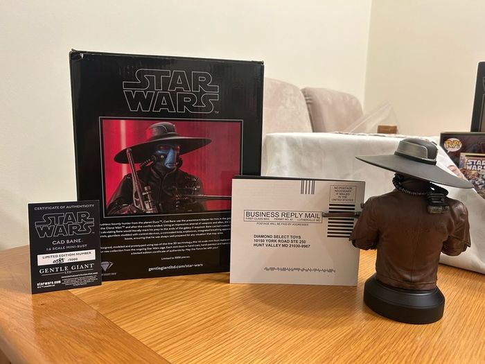 Cad Bane Star Wars Gentle Giant Mini Bust