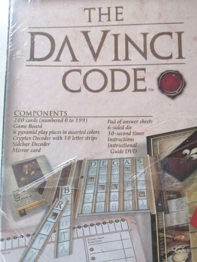 The Da Vinci Code, Board Game 2006 (Contents New and Sealed)
