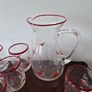 vintage jug & glasses Christmas Image 5