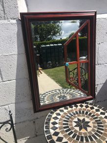 Beautiful garden mirror