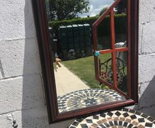 Beautiful garden mirror