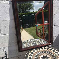 Beautiful garden mirror