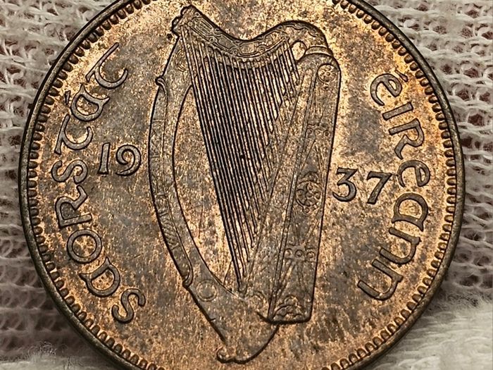 Ireland 1937 1/4d Farthing Beautiful Choice Uncirculated