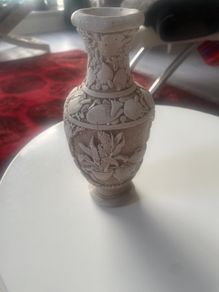 Vintage Chinese Hand Carved Pottery