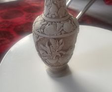 Vintage Chinese Hand Carved Pottery