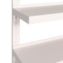 2 Tier Floating Wall Shelves 2 pcs Stainless Steel 240x30 cm Image 4