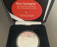 Rory Gallagher 15 Euro proof coin