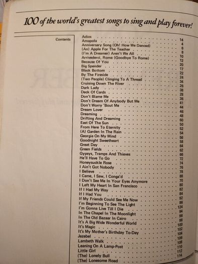 Music Song Books X 2. 100 Songs To Remember. 40 Ezplay  Today. Large Volume Paperback In Good Condition. 38