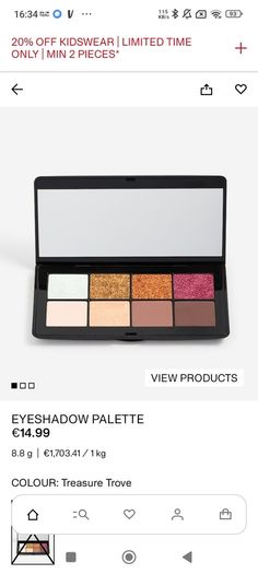 New eyeshadow palette