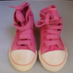 SALE!  BIRTHDAY Girls' Faux Suede High Top Pink Trainers