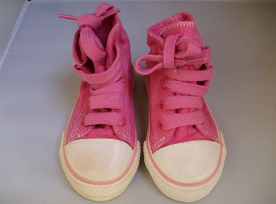 SALE!  BIRTHDAY Girls' Faux Suede High Top Pink Trainers