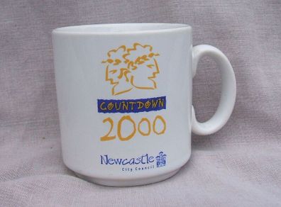 NEWCASTLE COUNTDOWN 2000 (Newcastle City Council) - a commemorative mug celebrating the 2000 Millennium