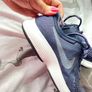 Girls Navy Nike runners - as new Image 6