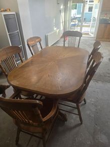 Table and 6 chairs