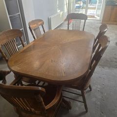 Table and 6 chairs