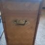 Vintage Rattan and Wood Tea Chest Storage Unit Image 4