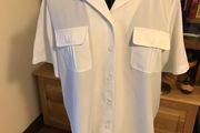 Vintage Berkertex White Blouse - Size 16