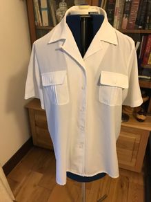 Vintage Berkertex White Blouse - Size 16