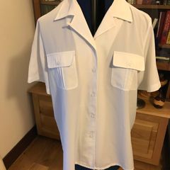 Vintage Berkertex White Blouse - Size 16