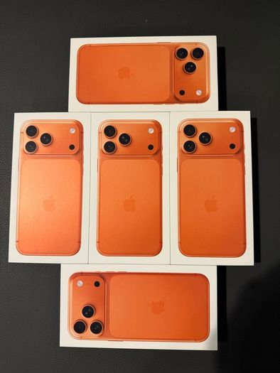 Iphone 17 Pro Max 256gb Irish Stock  (blue/silver/orange Colour)unlocked Brand New Sealed 1 Year Apple Warranty Receipt
