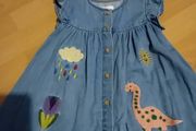 Next Denim Dress 12-18 Months