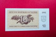 Lithuania   10 Talonas    1992  Pick  40.uncirculated  Scarce