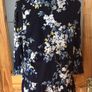 Marks and Spencer womens blue yellow white floral top / blouse size 16 includes postage Image 2