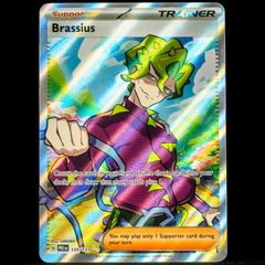 Brassius 135/131 Full Art Trainer Holo Ultra Rare Prismatic Evolutions Pokemon Card