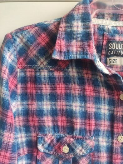 SoulCal & Co Western Plaid Shirt UK 12