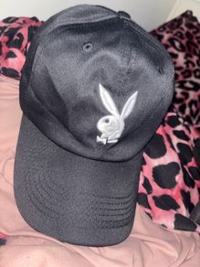 Black Playboy Cap