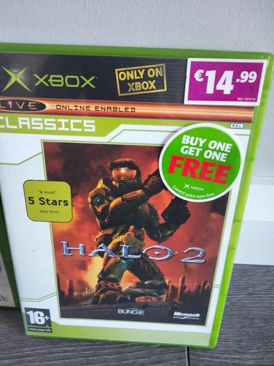Halo combat evolved and halo 2 Xbox