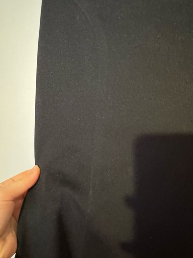 black midi dress