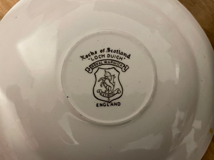 Wedgwood Plates- Lochs of Scotland