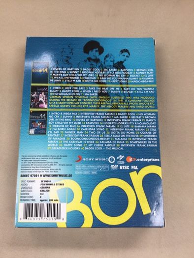 Boney m the complete dvd collection 3 dvd rare