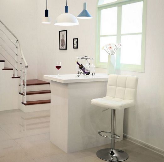 2 x New Black lift bar chair, kitchen, breakfast stools - FREE Delivery