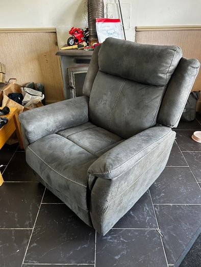 Large Recliner Couch + Chair
