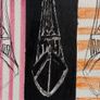 Original Art Boat Art Yacht Art contemporary Irish Art abstract painting Image 3