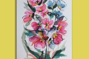 Original Watercolour Floral Painting