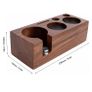 Wooden Espresso Tamper Station Organiser Stand Image 2