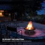 Charcoal Log Wood Outdoor Fire Pit  BBQ Image 6