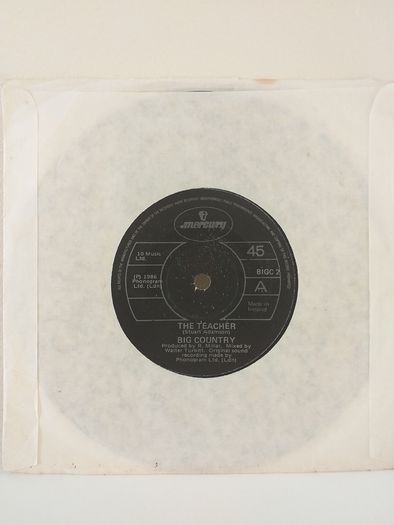 Big Country 7" Vintage Cut Vinyl Record "Irish Pressing" 1986 (Mfd In Ireland) Hard To Acquire (Super Rare)