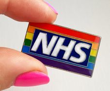 NHS Rainbow badge